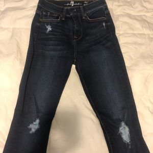 Women’s 7 for all mankind high waist ankle